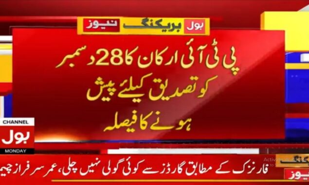 پی ٹی آئی ارکان کے استعفوں کا معاملہ
