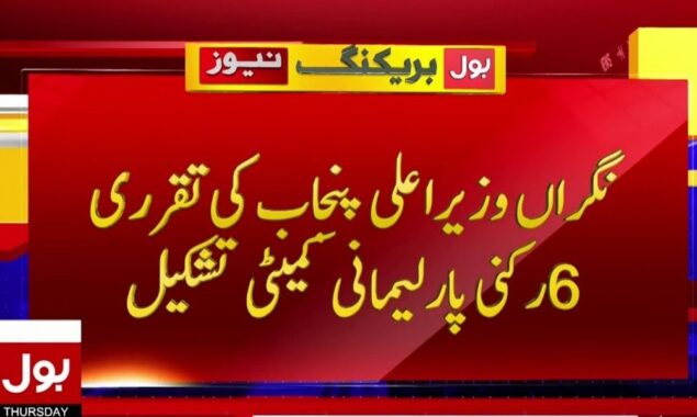 نگراں وزیراعلیٰ