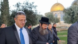 اسرائیلی وزیر کا سخت سیکیورٹی میں مسجد اقصیٰ کا اشتعال انگیز دورہ، فلسطینی سراپا احتجاج