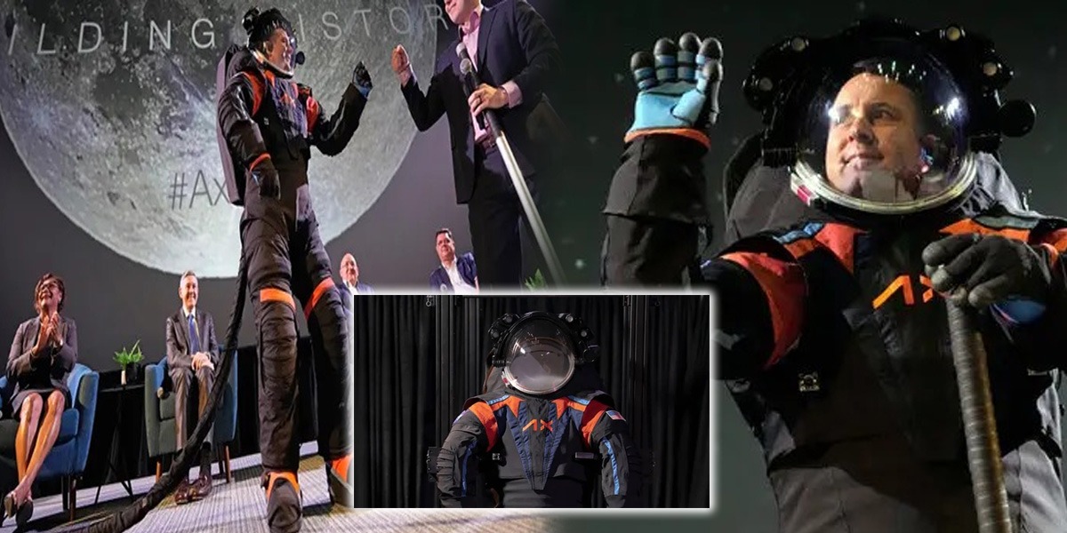 چاند پر جانے والے خلا بازوں کیلئے تیار کردہ نئے خلائی سوٹ کی نمائش