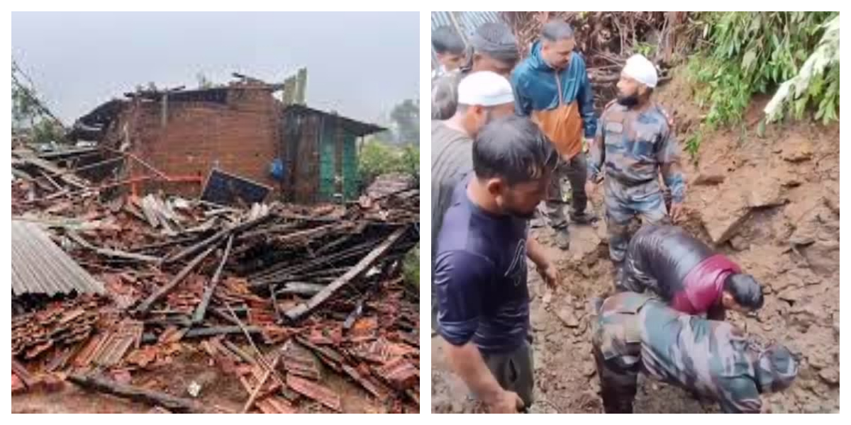 بھارت میں شدید بارشیں؛ مٹی کا تودا گرنے سے 10 افراد ہلاک، 100 سے زائد افراد پھنس گئے