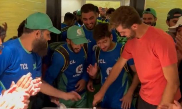 پاکستان اے ٹیم کی فائنل تک رسائی، شاہین اور نسیم شاہ بھی جشن میں شامل ہوگئے