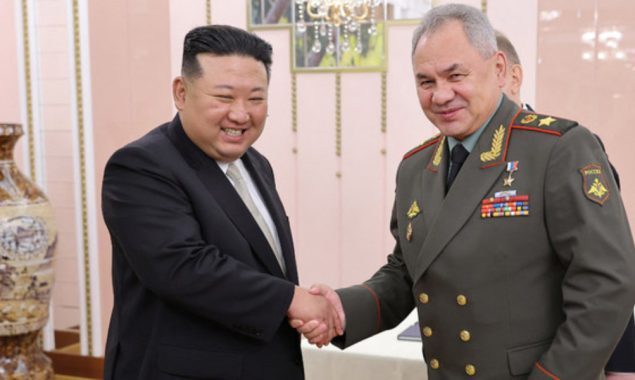 روسی وزیر دفاع کی شمالی کوریا میں بیلسٹک میزائلوں کی نمائش میں شرکت
