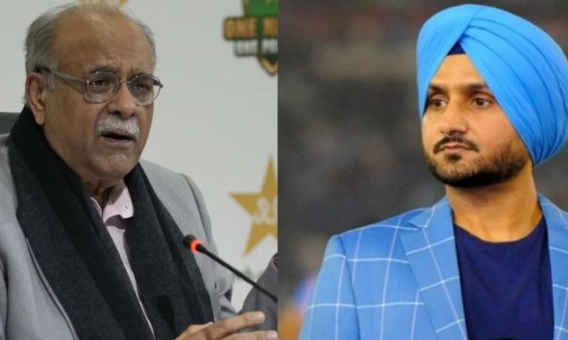 ہربھجن سنگھ کی نجم سیٹھی کے بیان پر تنقید