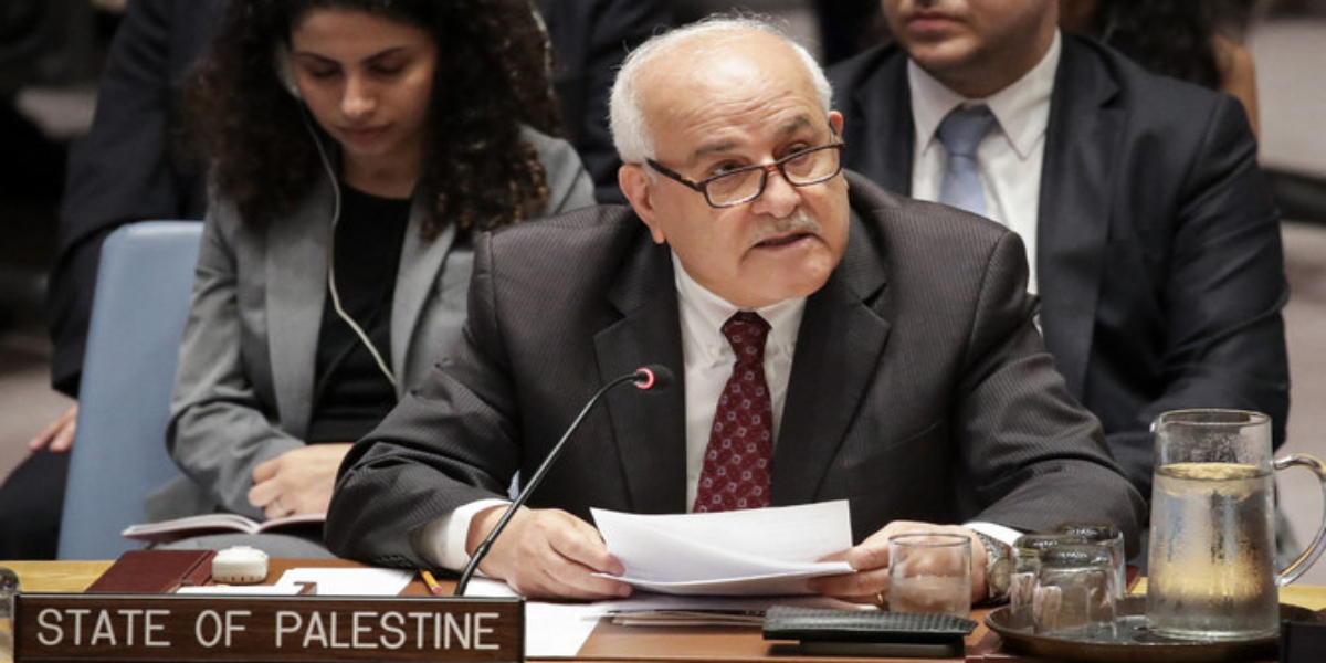 فلسطینی سفیر نے اقوام متحدہ کی جنرل اسمبلی سے بڑی اپیل کردی