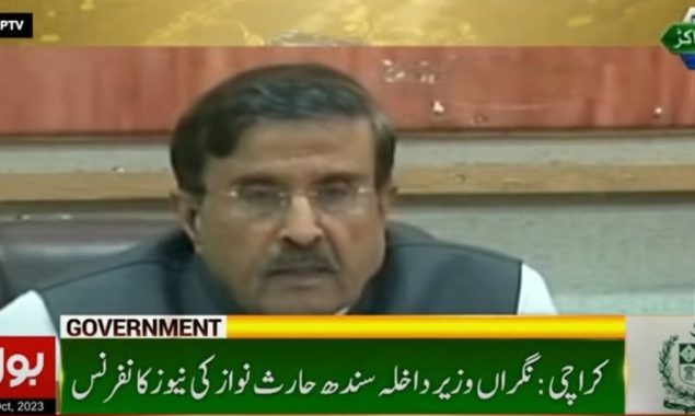 نگراں وزیرداخلہ سندھ