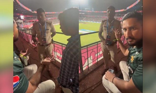 بھارتی پولیس نے شائقین کو پاکستان کے حق میں نعرے لگانے سے روک دیا