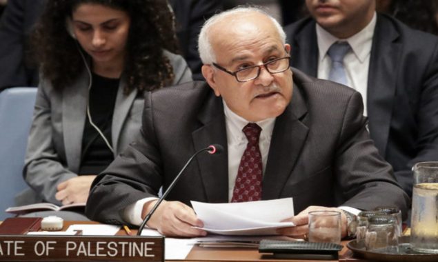 فلسطینی سفیر نے اقوام متحدہ کی جنرل اسمبلی سے بڑی اپیل کردی