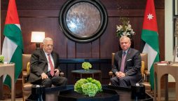 فلسطینی صدر کی اردن کے بادشاہ سے ملاقات