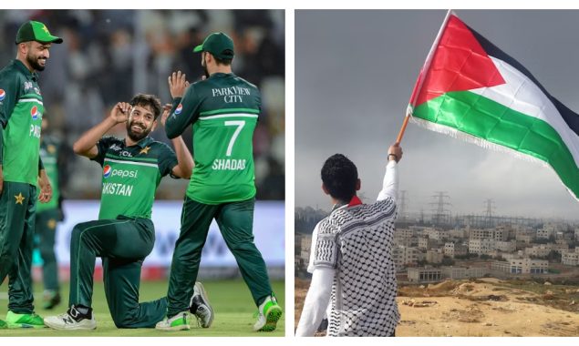 پاکستانی کھلاڑیوں نے ایک ساتھ سوشل میڈیا اکاؤنٹس پر فلسطینی پرچم لہرادیے