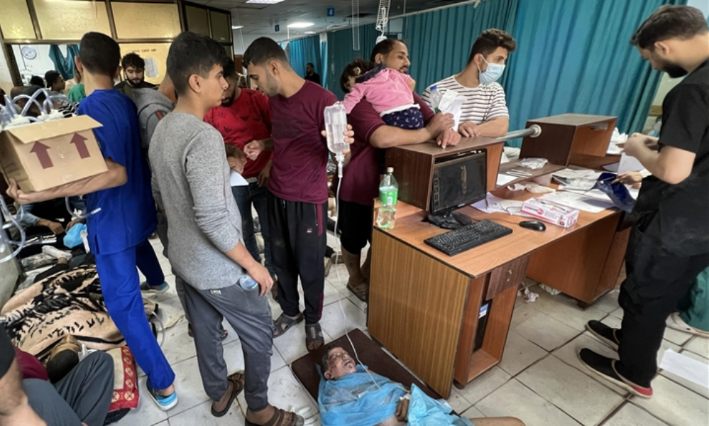 اسرائیل کی انڈونیشین اسپتال کو 4 گھنٹوں میں خالی کرنے کی دھمکی