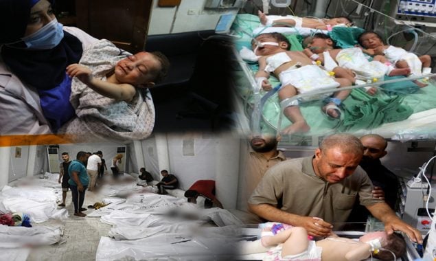 غزہ میں اسرائیلی حملوں سے طبی نظام تباہی کے دہانے پر، 300 سے زائد ڈاکٹر شہید