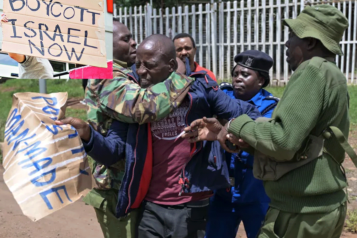 کینیا میں بھی اسرائیلی مصنوعات کی بائیکاٹ مہم زور پکڑنے لگی