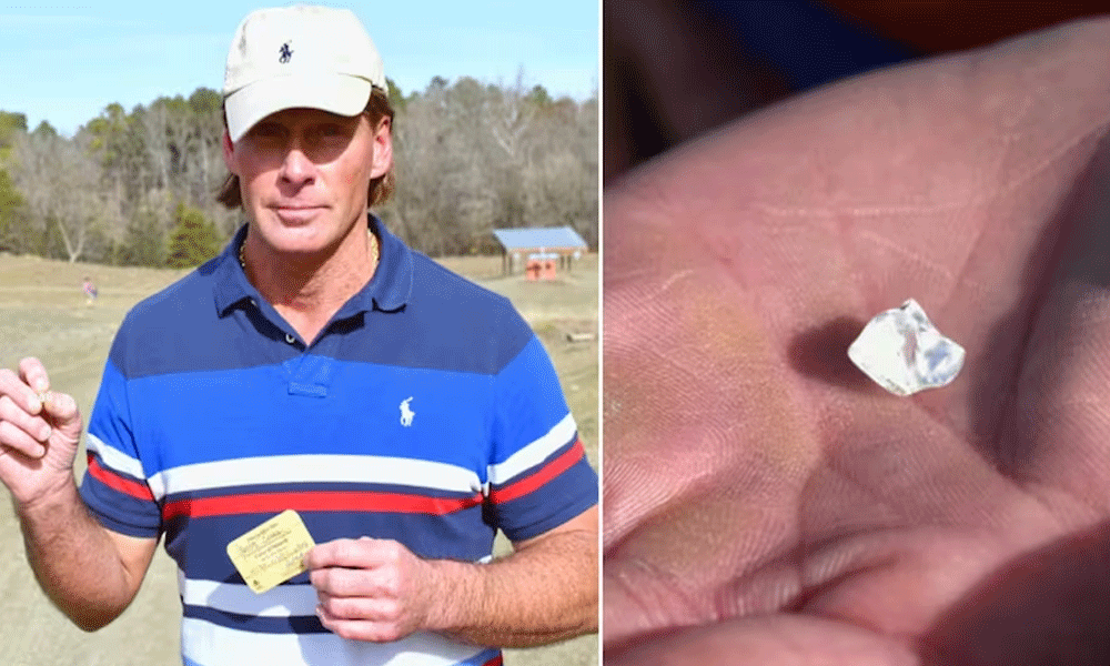 امریکی شہری کو ملنے والا شیشہ 4.87 قیراط کا ہیرا نکلا