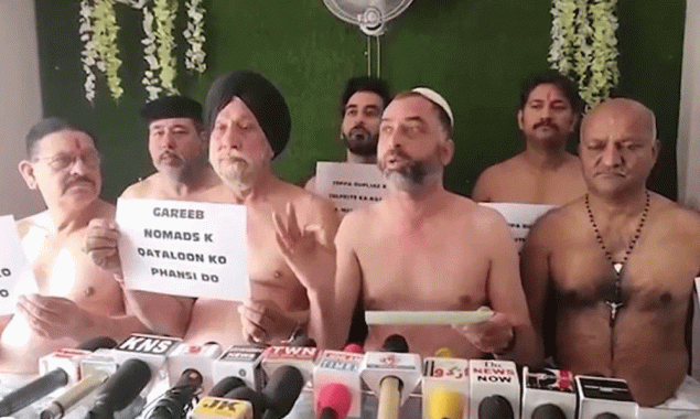 بھارتی فوج کی حراست میں 4 کشمیریوں کی ہلاکت پر پونچھ کمیونٹی کا برہنہ احتجاج