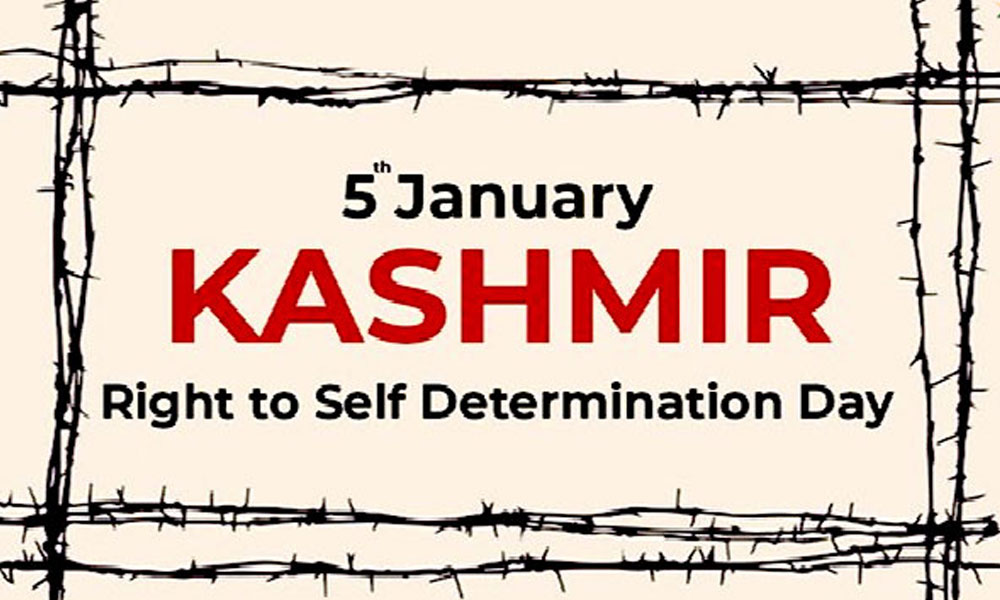 دنیا بھر میں کل کشمیری ’’یوم حق خود ارادیت‘‘ منائیں گے