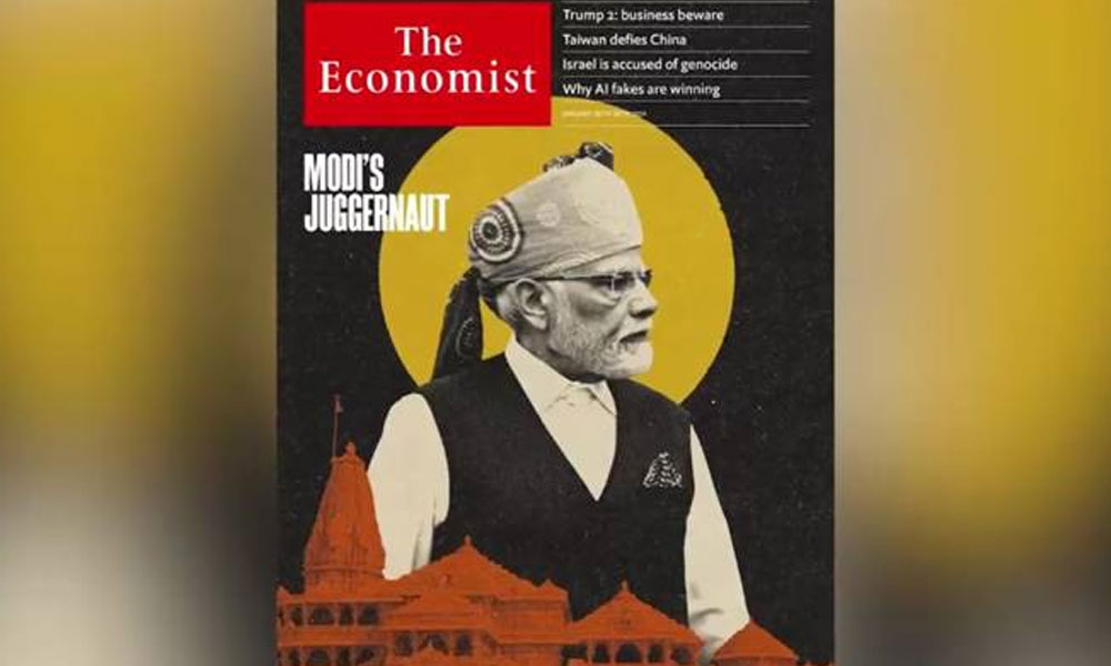 مودی کی پالیسیوں سے بھارت میں اسلامو فوبیا کو فروغ مل رہا ہے، دی اکانومسٹ