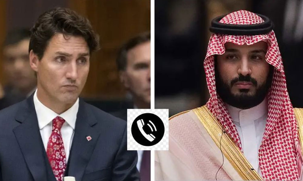سعودی ولی عہد کو کینیڈین وزیرِاعظم کا فون