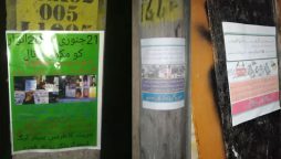 مقبوضہ کشمیر؛ کشمیری شہداء کو خراج عقیدت پیش کرنے کے لیے پوسٹر چسپاں