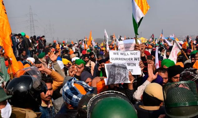 بھارتی کسانوں کا ’دہلی چلو‘ مارچ گیارہویں روز بھی جاری