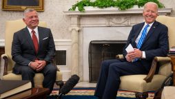 امریکی صدر اور اردن کے شاہ کی ملاقات، غزہ میں جنگ بندی پر زور