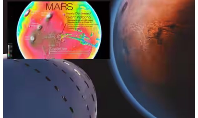 مریخ کی سطح پر قدیم آتش فشاں دریافت