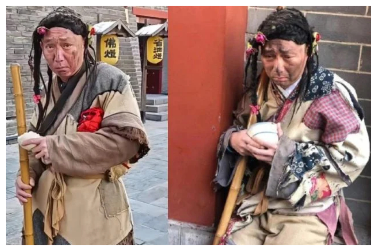 مشہور چینی اداکار ، بھکاری کا روپ دھار کر گداگر بن گیا