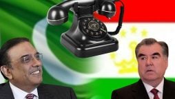 آصف زردرای کو تاجکستان کے صدر کا تہنیتی ٹیلی فون