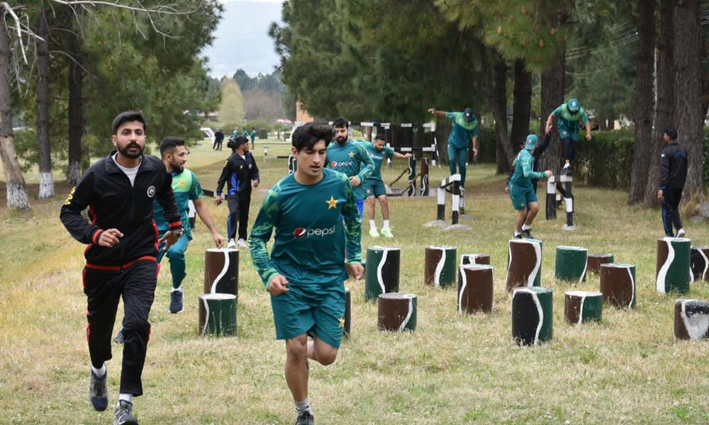 پاکستانی کرکٹ ٹیم کے لیے آرمی اسکول آف فزیکل ٹریننگ کاکول میں فزیکل ٹریننگ کیمپ کا انعقاد