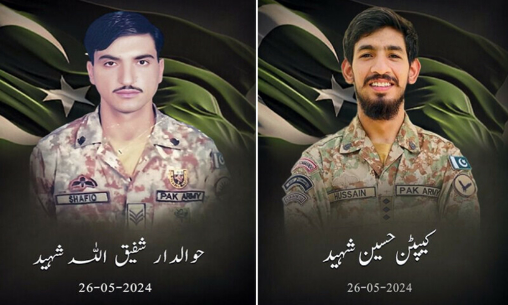 پشاور میں سیکیورٹی فورسز کا آپریشن، کیپٹن اور حوالدار شہید