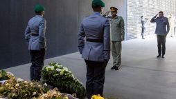 آرمی چیف کا دورہ جرمنی، جرمن افواج کی جانب سے گارڈ آف آنر پیش