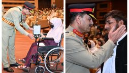 جی ایچ کیو میں فوجی اعزازات سے نوازنے کی تقریب