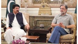 گورنرپنجاب کی قمر زمان کائرہ سے ملاقات، باہمی دلچسپی کے امور پر گفتگو