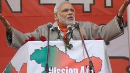 مودی اپنے جھوٹوں کا نیا پلندہ لیے دوبارہ کشمیر پہنچ گیا