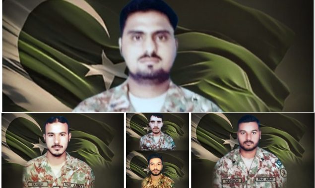 ضلع کرک میں دھماکہ خیز مواد پھٹنے سے 5 سیکیورٹی اہلکار شہید