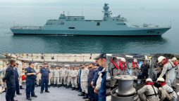 پی این ایس بابر کے عملے کی گولچک نیول بیس ترکیہ میں تربیت مکمل