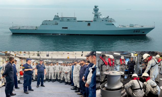 پی این ایس بابر کے عملے کی گولچک نیول بیس ترکیہ میں تربیت مکمل