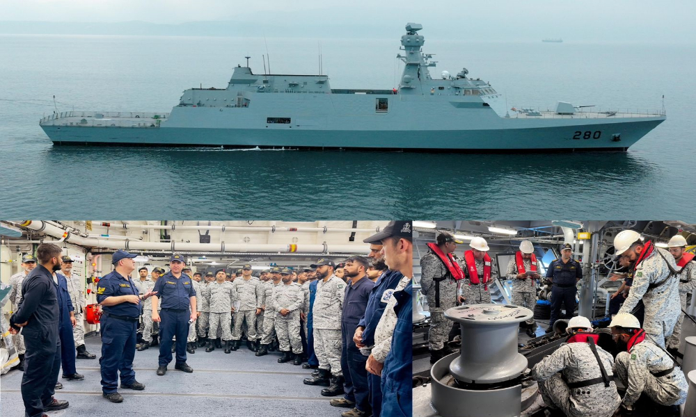 پی این ایس بابر کے عملے کی گولچک نیول بیس ترکیہ میں تربیت مکمل