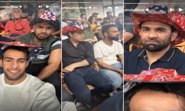 امریکہ میں موجود قومی کھلاڑی بُل رائیڈنگ کے مزے لینے پہنچ گئے