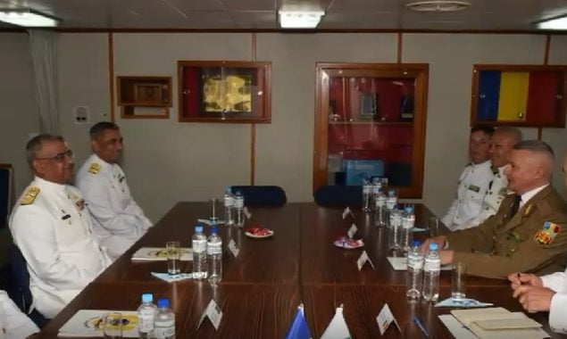 چیف آف دی نیول اسٹاف ایڈمرل نوید اشرف کا رومانیہ کا سرکاری دورہ