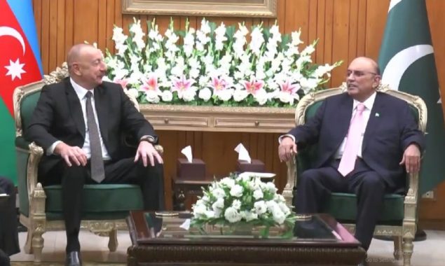 پاکستان اور آذربائیجان کا توانائی، تجارت اور دفاع میں تعاون مزید وسیع کرنے کا عزم