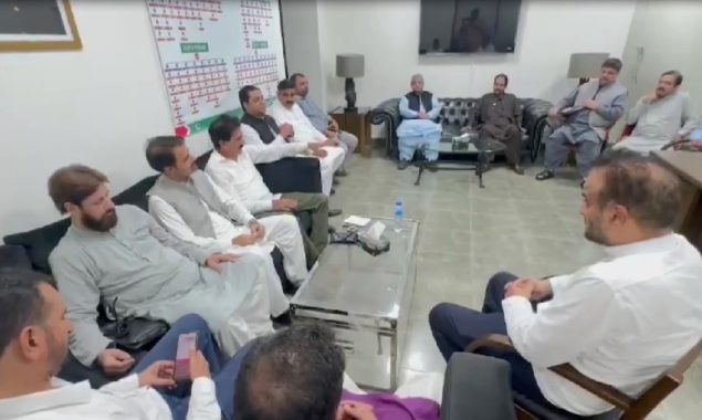 کل جماعتی حریت کانفرنس کے وفد کی آئی پی پی سیکرٹریٹ آمد