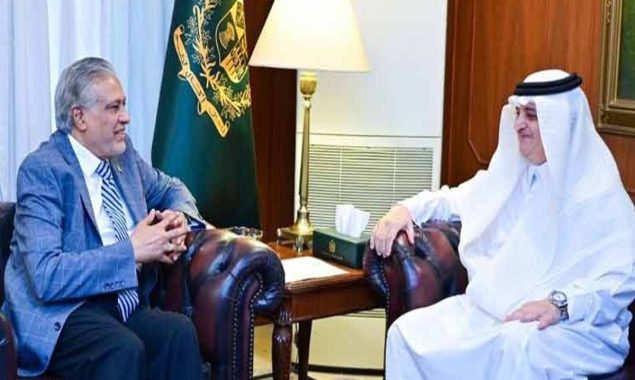 نائب وزیراعظم اسحاق ڈار سے سعودی سفیر کی ملاقات، باہمی دلچسپی کے امور پر تبادلہ خیال