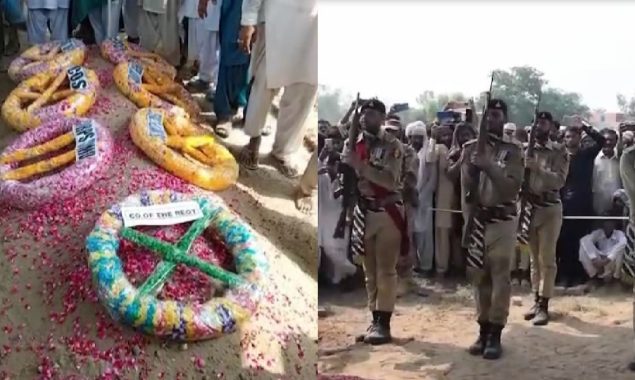 بنوں حملے میں شہید جوان آبائی علاقوں میں سپردخاک