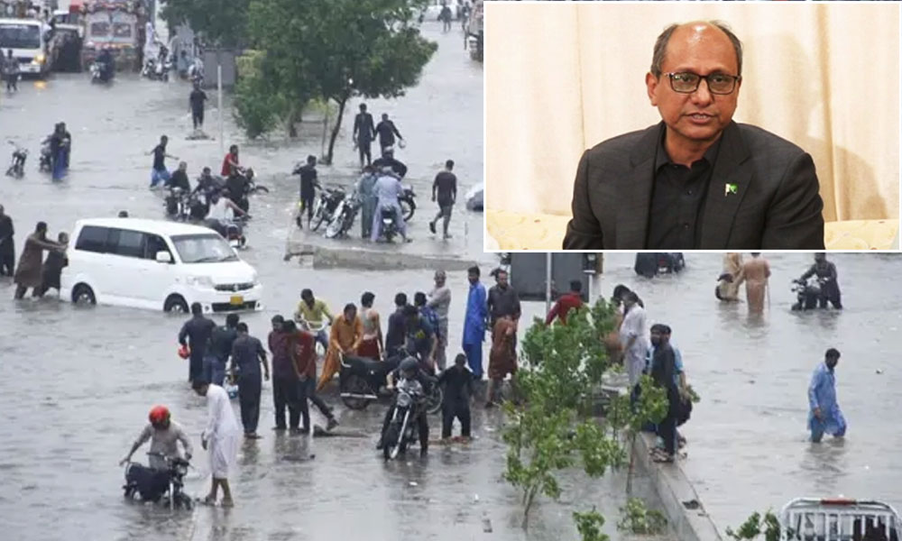 اگر زیادہ بارشیں ہوتی ہیں تو کچھ بھی نہیں کیا جاسکتا، وزیر بلدیات بے بس