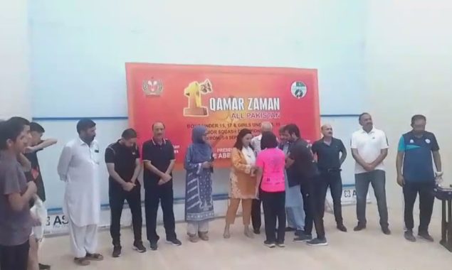پہلی چار روزہ قمر زمان آل پاکستان جونیئر اسکواش چیمپئن شپ اختتام پذیر