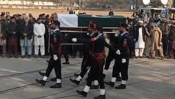 کچلاک دھماکے میں شہید ہونے والے پولیس اہلکاروں کی نماز جنازہ ادا