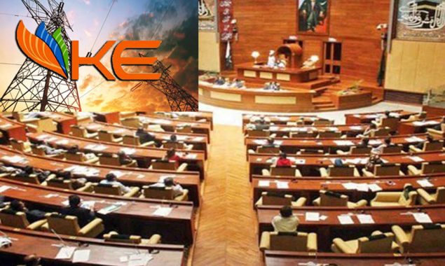کے الیکٹرک کا لائسنس منسوخ کرنے کی قرارداد ایوان میں پیش
