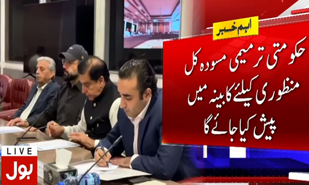 26 ویں آئینی ترمیم کے حکومتی مسودے کی منظوری؛ ایم کیو ایم اور اے این پی کی ترامیم ڈراپ