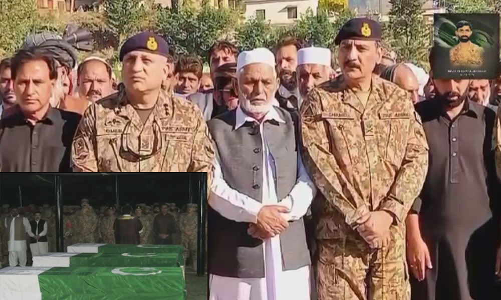 بنوں میں شہید ہونے والے جوان مکمل فوجی اعزاز کے ساتھ سپردِ خاک